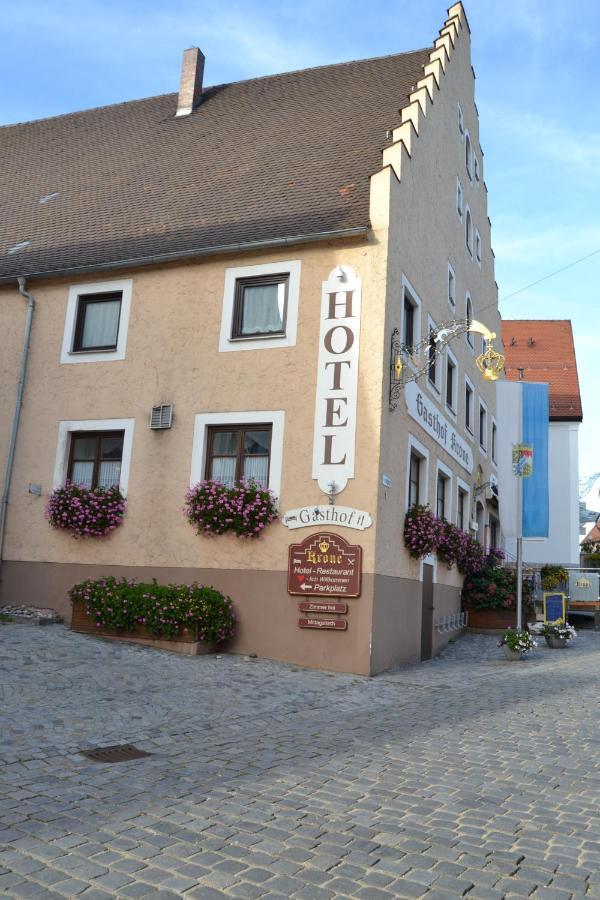 Hotel-Gasthof Krone Greding Exterior foto
